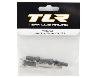 Team Losi Racing 70mm Steering Link Turnbuckle Set (2)