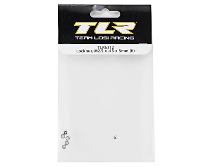2.5 x 0.45 x 5mm Locknut (5) TLR