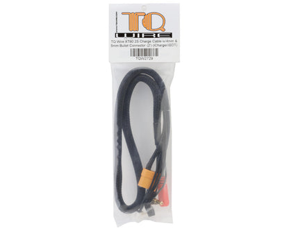 TQ Wire XT90 2S Charge Cable w/4mm & 5mm Bullet Connector (2') (iCharger/iSDT)