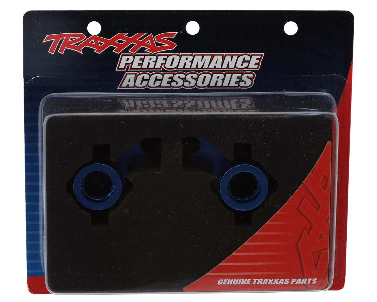 Traxxas Maxx® Slash® Aluminum Steering Blocks (Blue) (2)