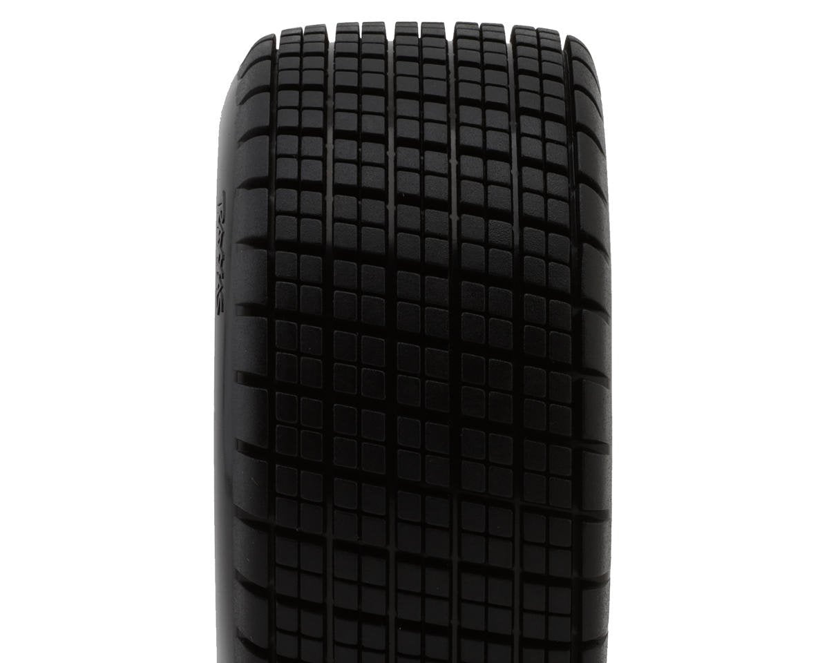 Traxxas Slash® Modified Hoosier® Pre-Mounted Dirt Oval Tires (Grey) (2) (Rear)