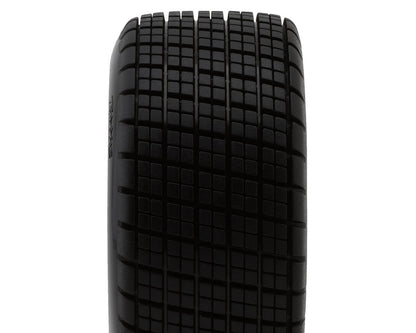 Traxxas Slash® Modified Hoosier® Pre-Mounted Dirt Oval Tires (Grey) (2) (Rear)