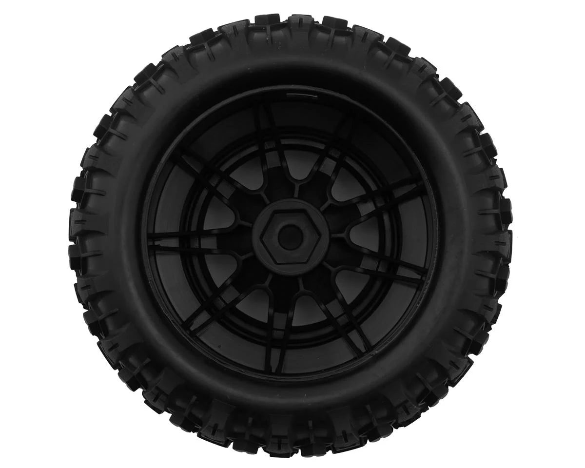 Traxxas Mini Maxx® Sledgehammer Rear Pre-Mounted Tires (Black) (2)