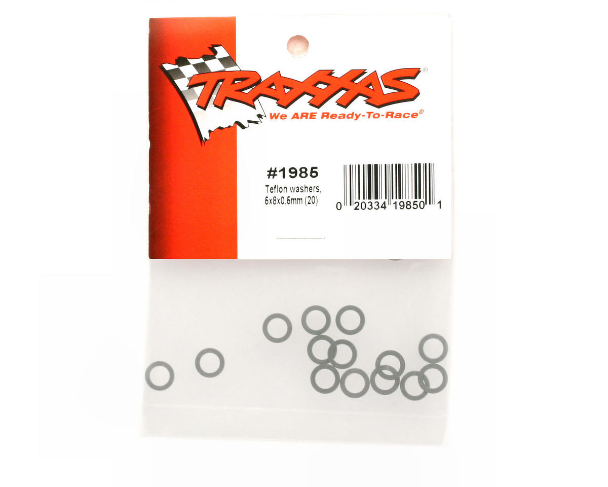 Traxxas 5x8x0.5mm Teflon Washers (20)