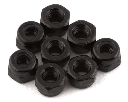 Traxxas 3mm Nylon Locking Nuts Black (8)