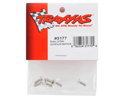 M3x10mm Flat Head Screws (6) Traxxas