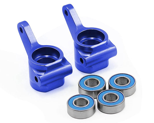 Traxxas Aluminum Steering Blocks w/Ball Bearings (Blue) (2)