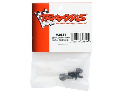 Traxxas 3x8mm Flat Head Screw (6) (VXL)