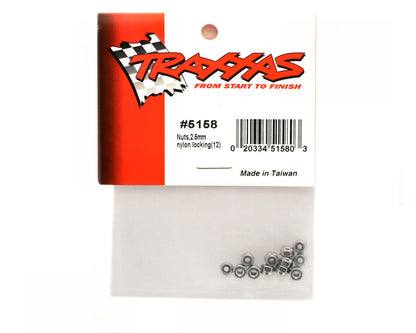 Traxxas 2.5mm Nylon Locknut (12)