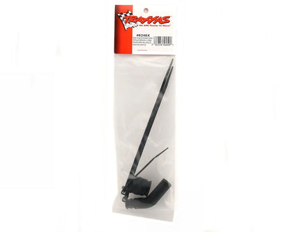 Traxxas Molded Pipe Coupler (Black) w/ Exhaust deflecter & long cable ties