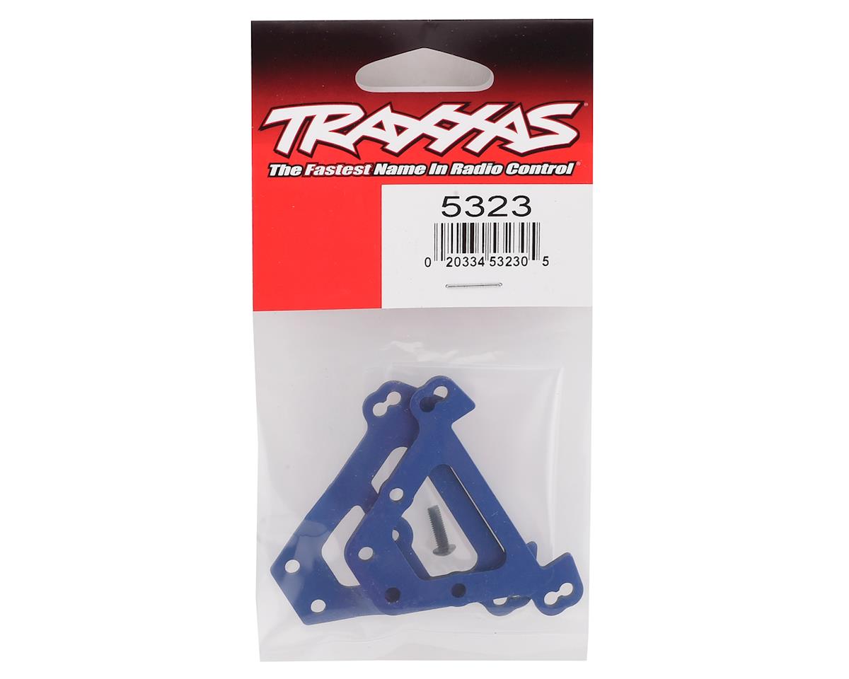 Traxxas Aluminum Bulkhead Tie Bars (Blue)