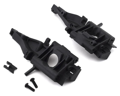 Traxxas Bulkhead, rear (L&R halves)/ diff retainer, rear/ 4x14mm BCS (2)
