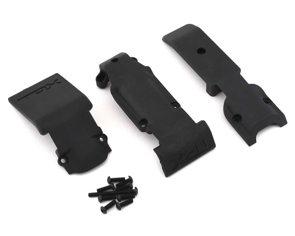 Traxxas Revo Front Skid plate Set (2 pieces, plastic)/ skid plate, rear (1 piece, plastic)