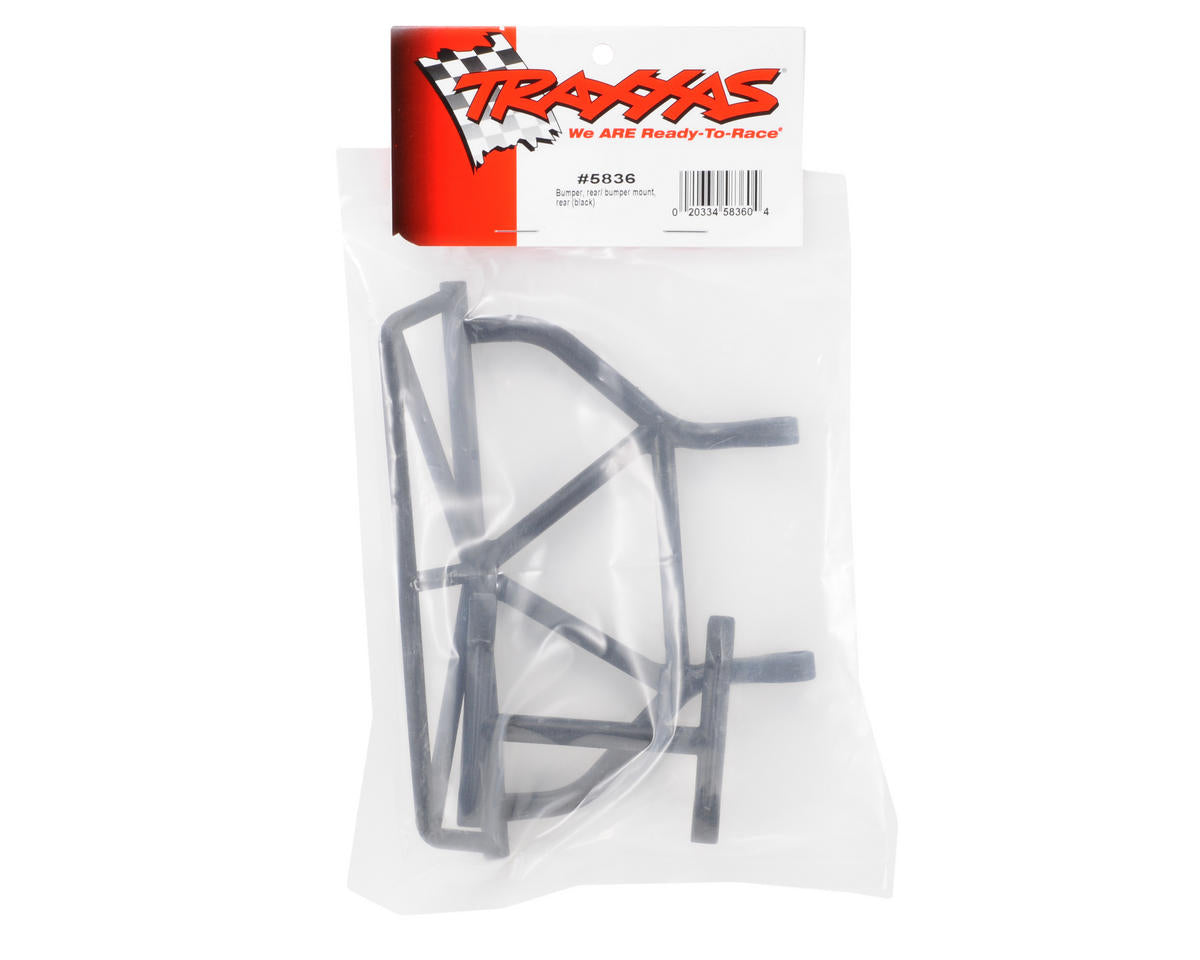 Traxxas Rear Bumper w/Mount (Black)