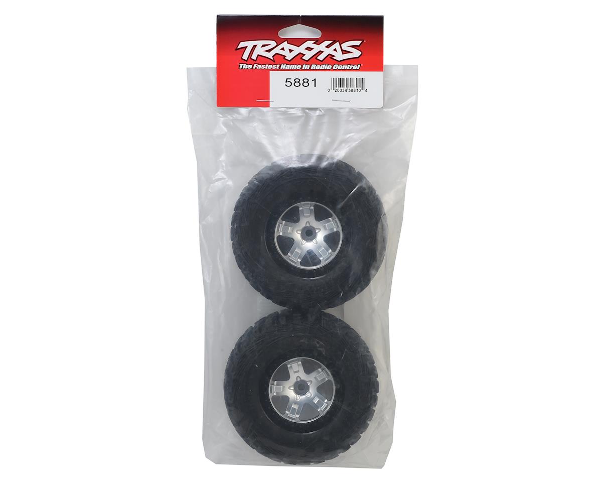 Traxxas Kumho Venture MT Tire w/SCT Front Wheel (2) (Satin Chrome) (Standard)