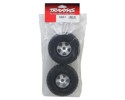 Traxxas Kumho Venture MT Tire w/SCT Front Wheel (2) (Satin Chrome) (Standard)