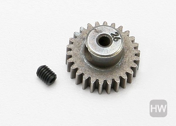 Traxxas 48P Pinion Gear w/Set Screw (2.3mm Bore) (26T)