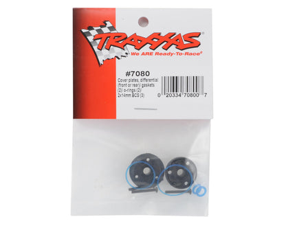 Traxxas Front/Rear Differential Cover Plate w/Gaskets & O-Rings (2)