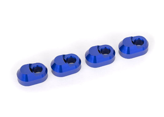 Traxxas Suspension Pin Retainer 6061-T6 Aluminum (Blue) (4)