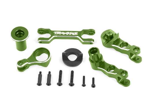 Traxxas Steering Bellcranks (L&R)/Draglink (6061-T6 AL Green)