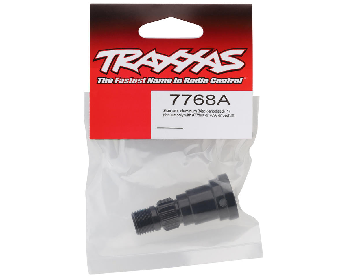 Traxxas X-Maxx/XRT Aluminum Stub Axle (Black) (Use w/TRA7750X)