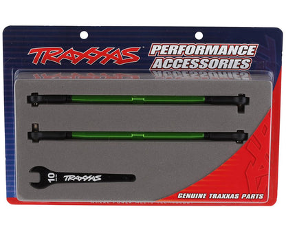 Traxxas Toe Links Front (Tubes Green 7075-T6 Aluminum)