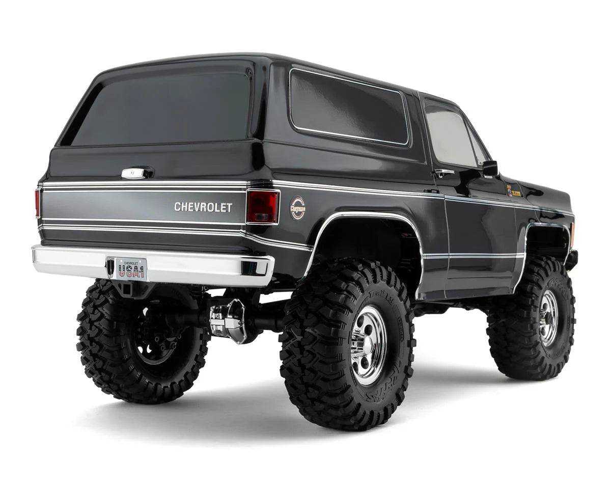 Traxxas TRX-4® 1/10 Trail Crawler Truck w/1979 Chevy Blazer Clipless Body (Black) w/TQi 2.4GHz Radio