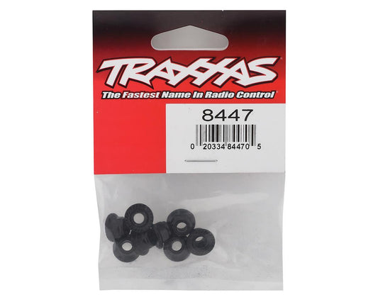 Traxxas 5mm Flanged Nylon Locking Nuts (8)