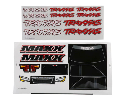 Traxxas V1 Narrow Maxx ProGraphix Graphics Semi-Painted Truck Body