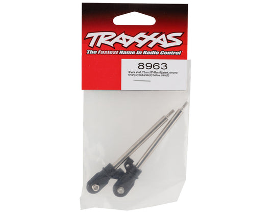 Traxxas GT-Maxx Steel Shock Shaft (Chrome) (2) (72mm)