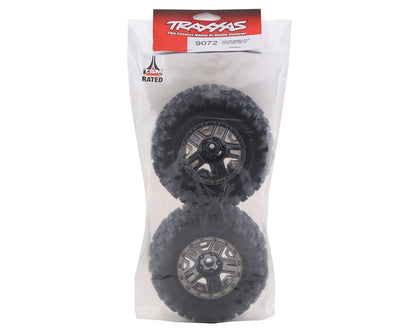 Traxxas Sledgehammer 2.8" Pre-Mounted Tires (2) (Black Chrome)