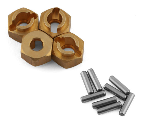 Traxxas TRX-4M Brass Wheel Hexes (4) (4g)