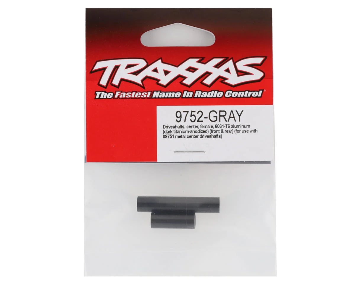 Traxxas TRX-4M Aluminum Center Driveshafts (Dark Titanium) (2)