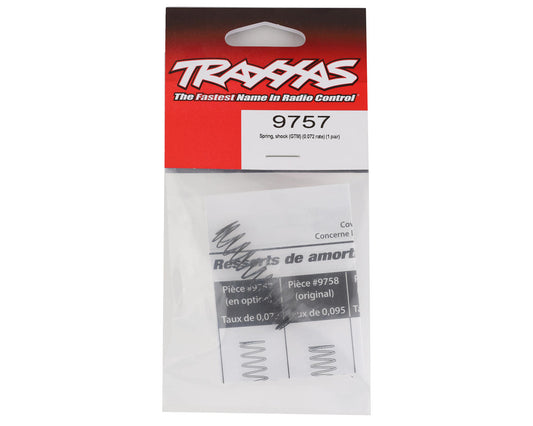 Traxxas GTM Shock Spring (2) (0.072 Rate)