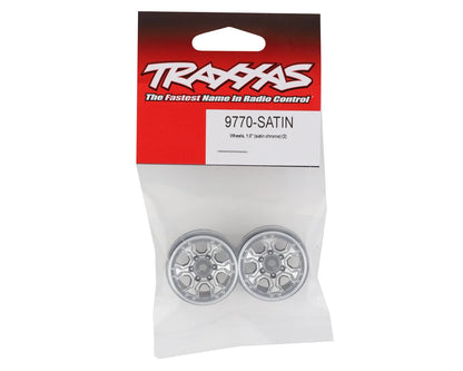 Traxxas 1.0" Rims (Satin Chrome) (2) (TRX-4M)