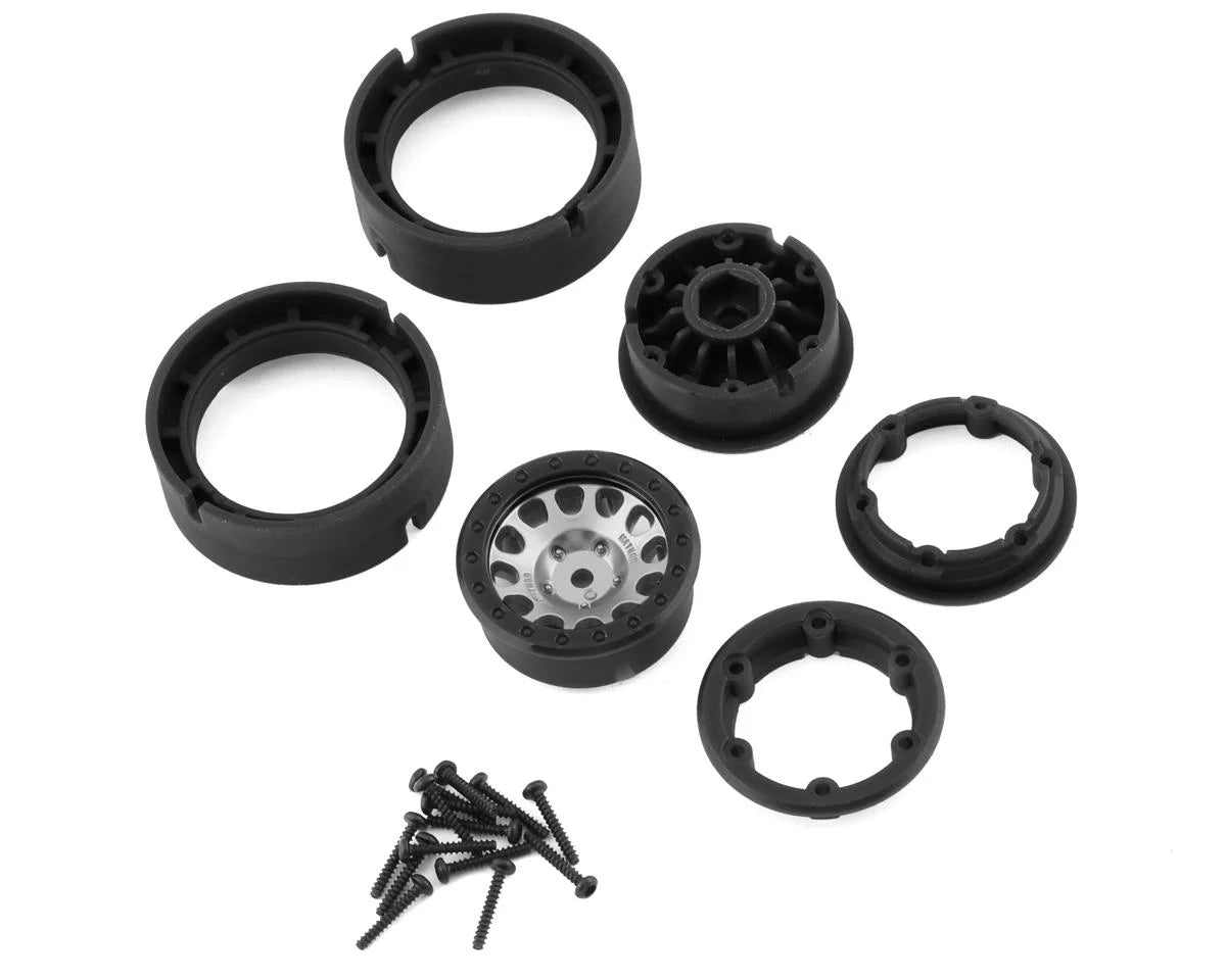 Traxxas 1.0" Micro Method Beadlock Rims (Silver) (2) (TRX-4M)
