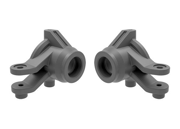 Traxxas Steering blocks, left & right (gray)