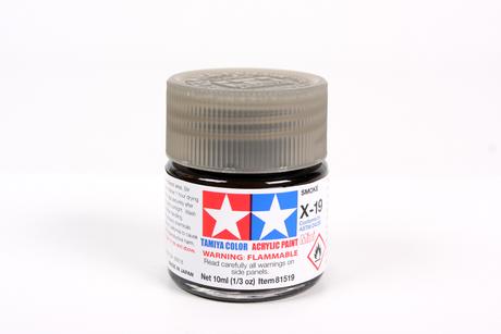 Tamiya Acrylic Mini X-19 Smoke 1/3 oz - TAM81519