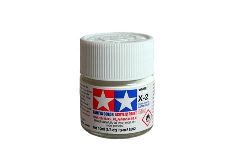 Tamiya Acrylic Mini X-2 White 1/3 oz - TAM81502