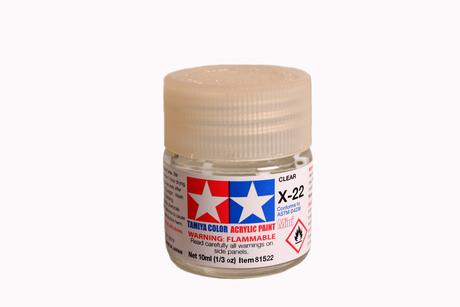 Tamiya Acrylic Mini X-22 Clear 1/3 oz - TAM81522