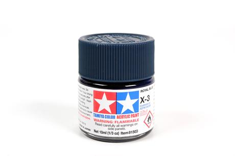 Tamiya Acrylic Mini X-3 Royal Blue 1/3 oz - TAM81503