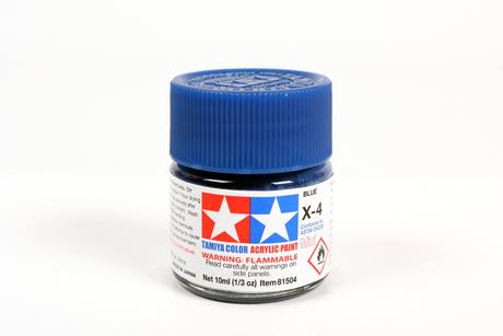 Tamiya Acrylic Mini X-4 Blue 1/3 oz - TAM81504