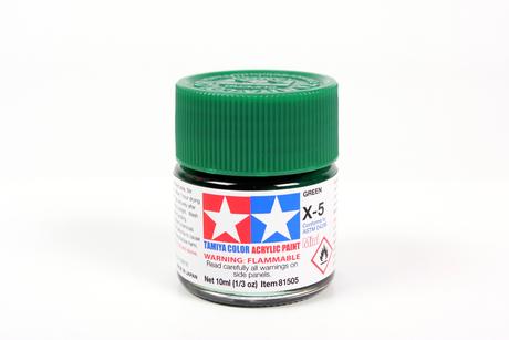 Tamiya Acrylic Mini X-5 Green 1/3 oz - TAM81505