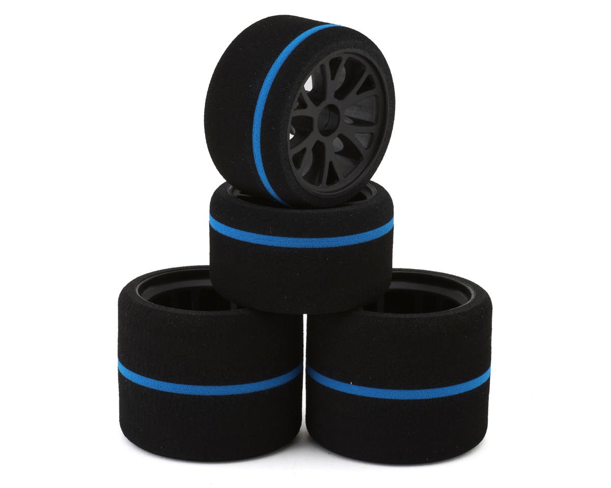 eXcelerate 1/12 Pan Car Pre-Mounted Front & Rear Foam Tires Combo (Spec)