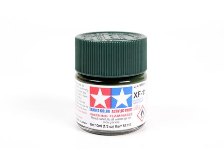 Tamiya Acrylic Mini  XF-11 JN Green  1/3 oz - TAM81711