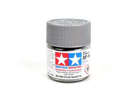 Tamiya Acrylic Mini  XF-16 Flat Aluminum 1/3 oz - TAM81716