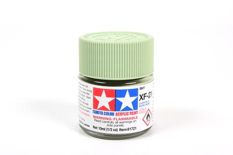 Tamiya Acrylic Mini  XF-21 Sky 1/3 oz - TAM81721