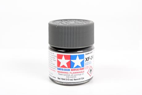 Tamiya Acrylic Mini  XF-24 Dark Gray 1/3 oz - TAM81724