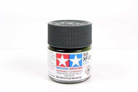 Tamiya Acrylic Mini  XF-27 Black Green 1/3 oz - TAM81727