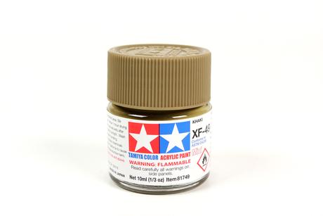 Tamiya Acrylic Mini  XF-49 Khaki 1/3 oz - TAM81749